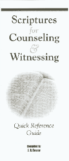 Scriptures for Counseling and Witnessing
